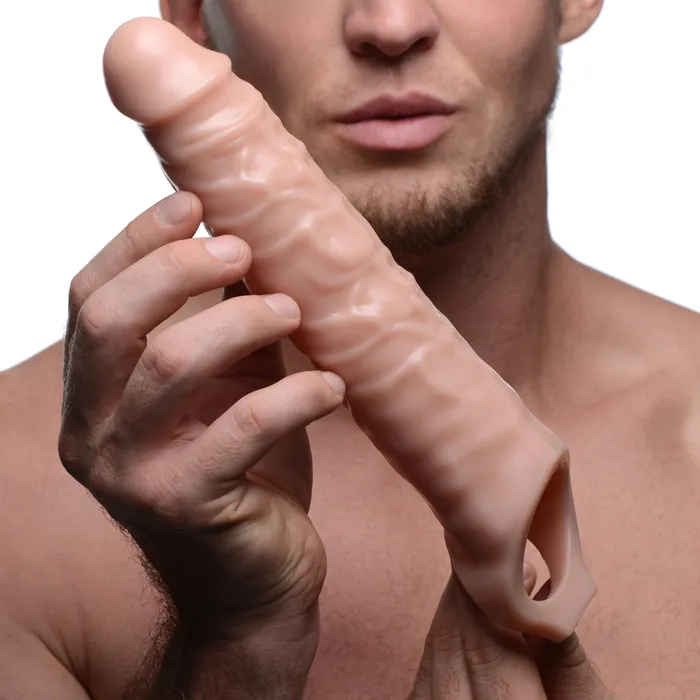 Dildos Size Matters 3 Inch Extender Sleeve Flesh