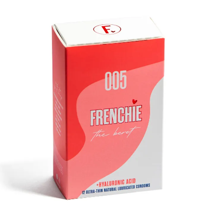 Frenchie Female Sex Toys The Beret Condom 005 with Hyaluronic Acid x12