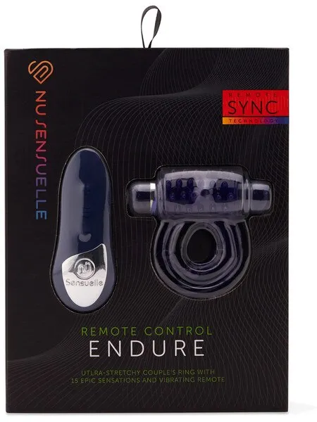 NU Sensuelle Vibrators NS RC ENDURE Cockring Blue