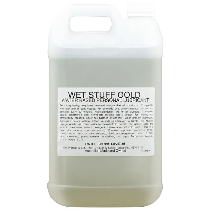 Wet Stuff Vibrators Wet Stuff Gold 5kg Bottle