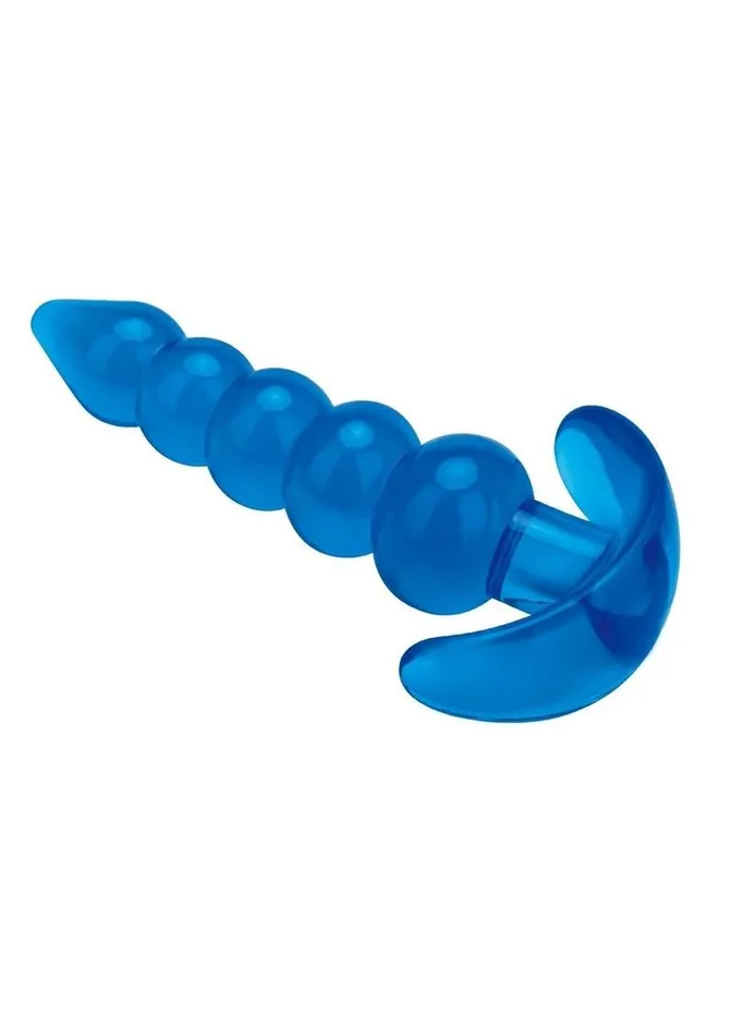 Blue Line CandB Gear Anal | Blue Line Medium Beaded Anal Plug