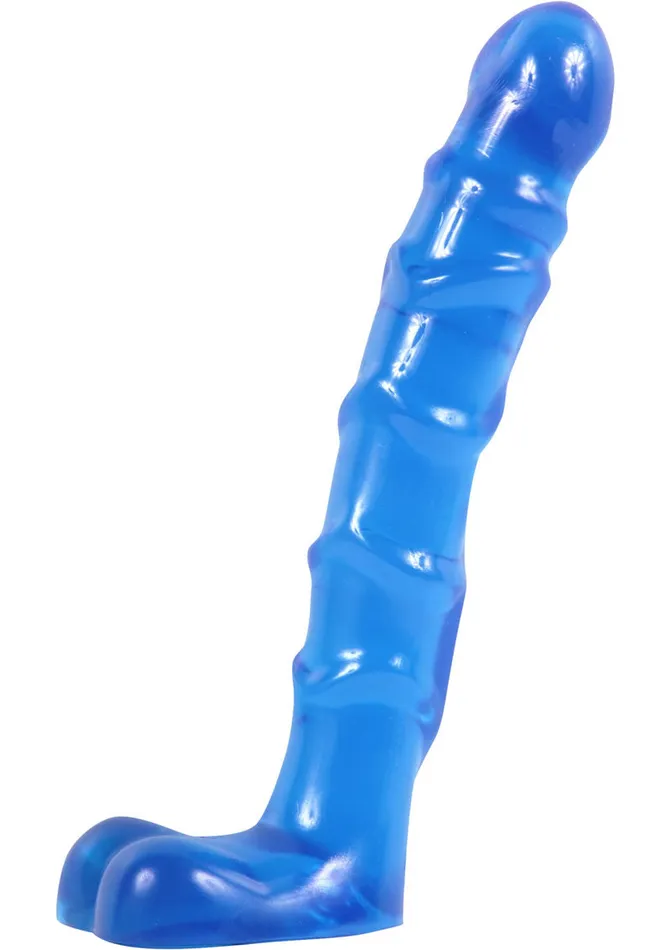 Dildos | Doc Johnson Raging Hard-Ons - Slimline Anal Series - Ass Play Ballsy Dildo with Balls