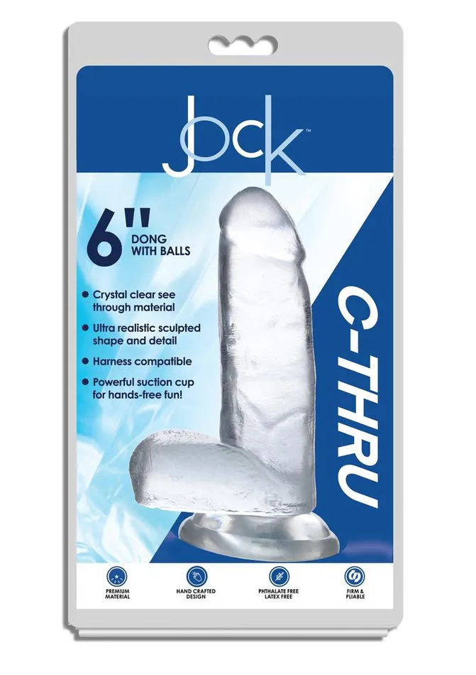 Jock Dildos | Jock C-Thru Realistic Dong with Balls