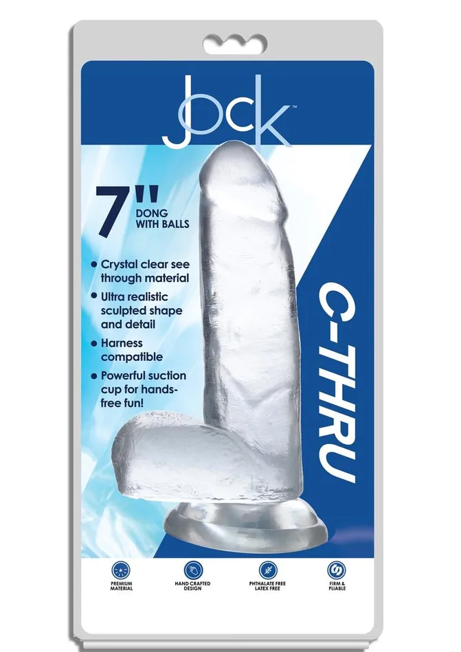 Jock Dildos | Jock C-Thru Realistic Dong with Balls