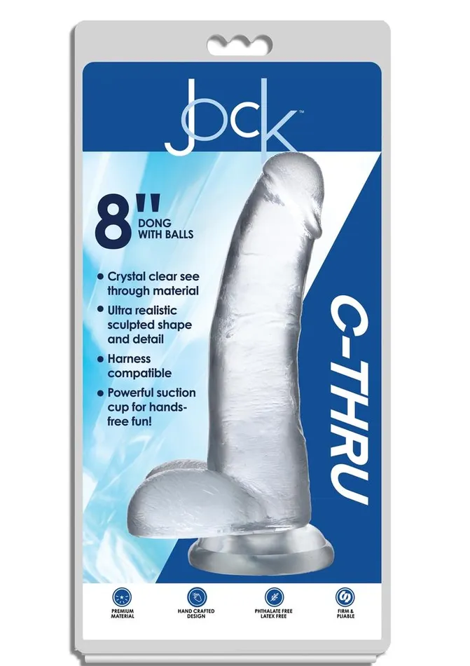 Jock Dildos | Jock C-Thru Realistic Dong with Balls