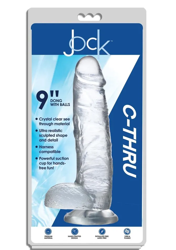 Jock Dildos | Jock C-Thru Realistic Dong with Balls