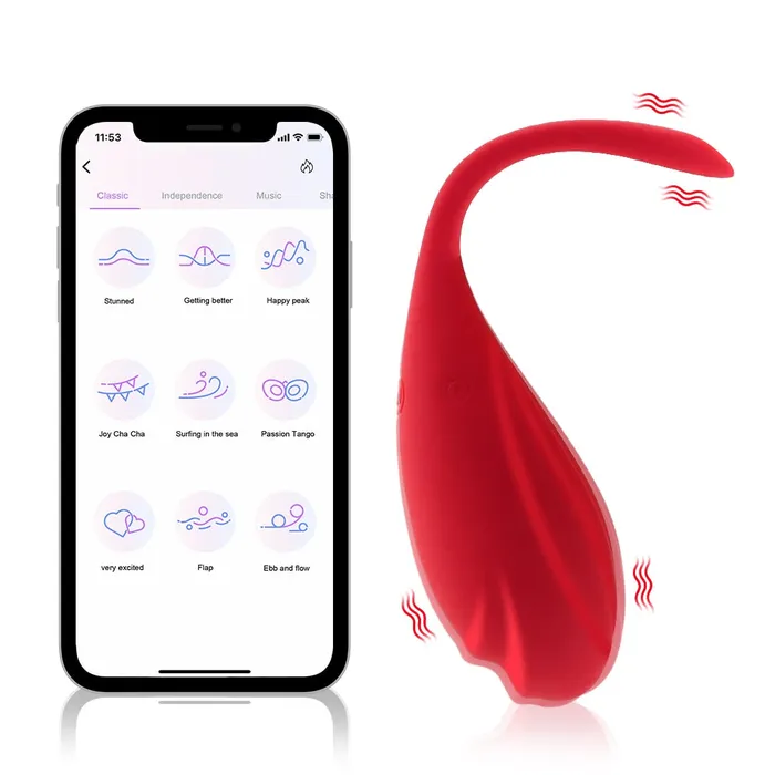 Pikas Bluetooth Remote Control Vibrator Pik A Pleasure Female Sex Toys