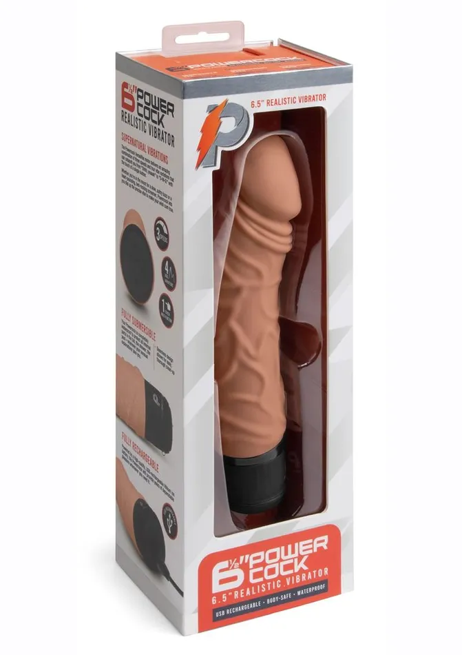 Powercocks Female Sex Toys | Powercocks Silicone Rechargeable Realistic Vibrator