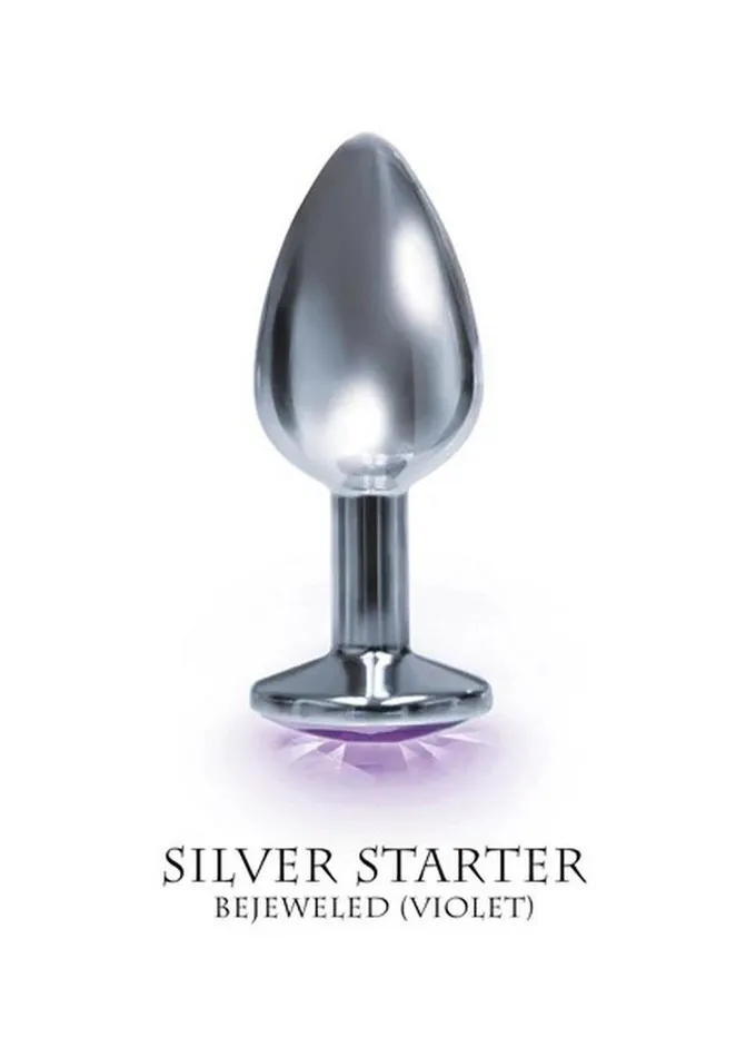 The 9's - The Silver Starter Bejeweled Stainless Steel Plug | THE 9`S Anal