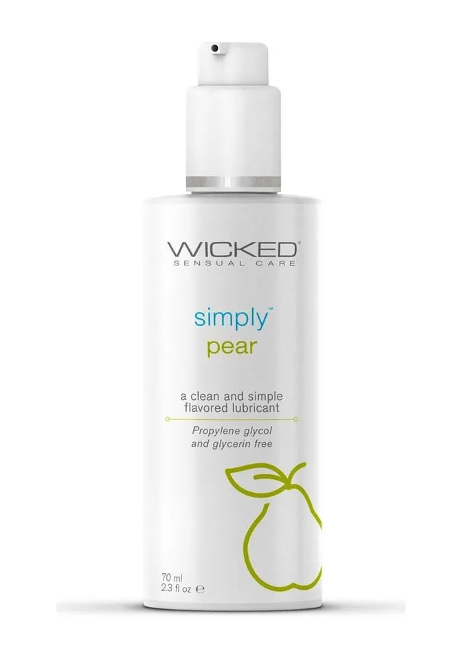 Wicked Simply Wicked Simply Water Based Flavored Lubricant 23oz Pear Lubricants