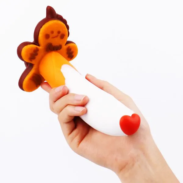 Aimitoy Aimitoy 7.4 Inch Realistic Dildo, G spot Thick Big Dildo Stimulation, Clitoral Vagina and Anal Stimulation with Suction Cup, Silicone Penis Sex Toys for Women Lesbian Beginner (Orange) | Female Sex Toys