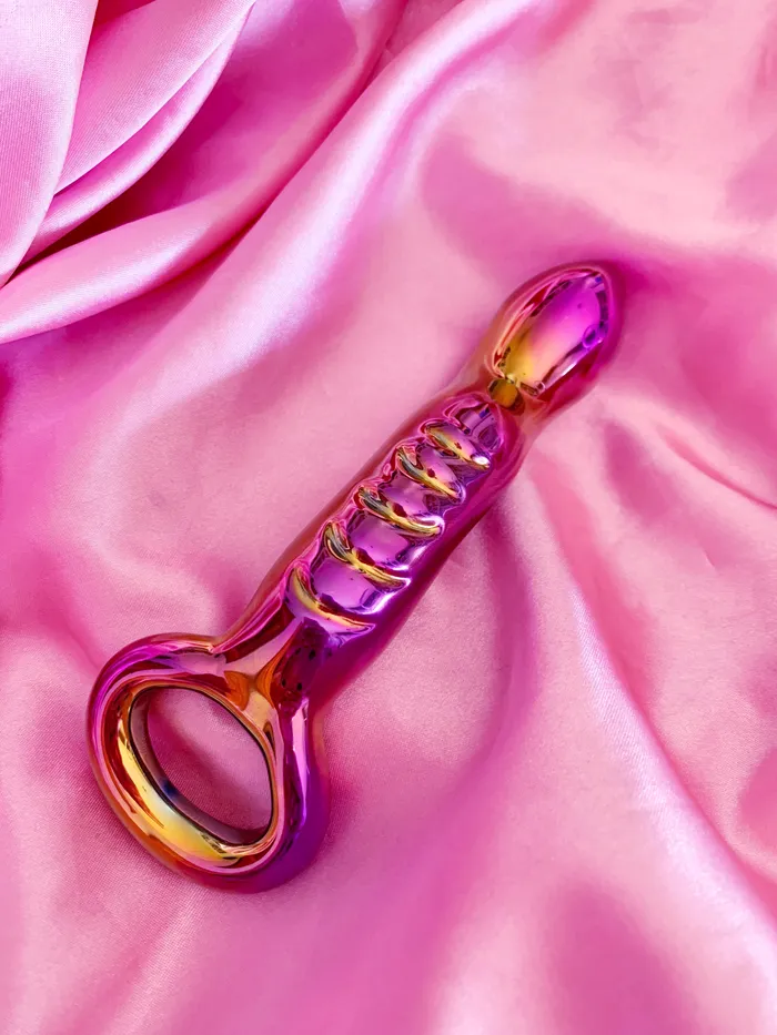 hello.kinky.999 Dildos | 🌈  Holographic Rainbow Glass Dildo 🌈