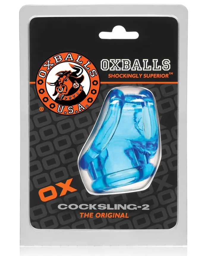 Oxballs Vibrators | Oxballs Cocksling 2 - Ice Blue