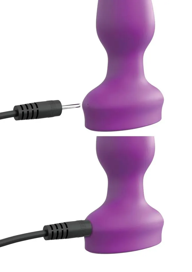 3some Anal 3Some Wall Banger Silicone Rechargeable Remote Control Anal Plug