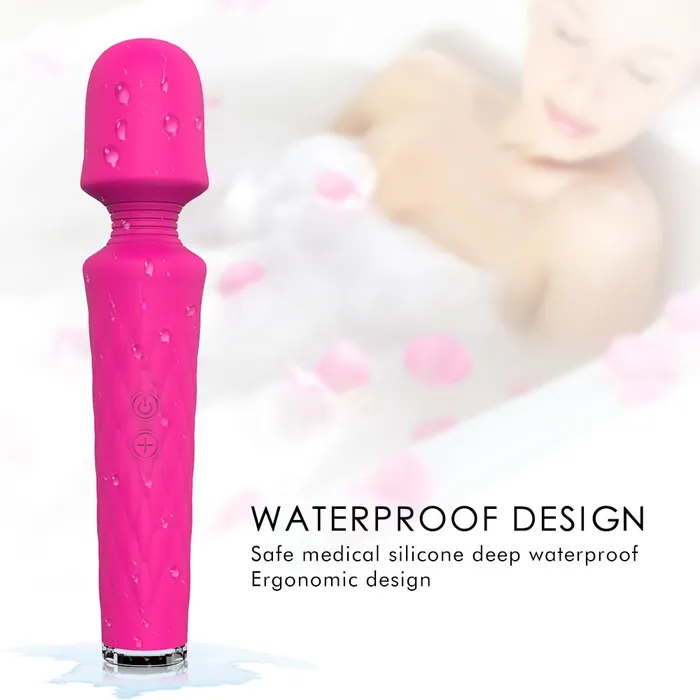 74 Modes 7Color Light Base Wand Massager Handle Without Vibration Sorlove Vibrators