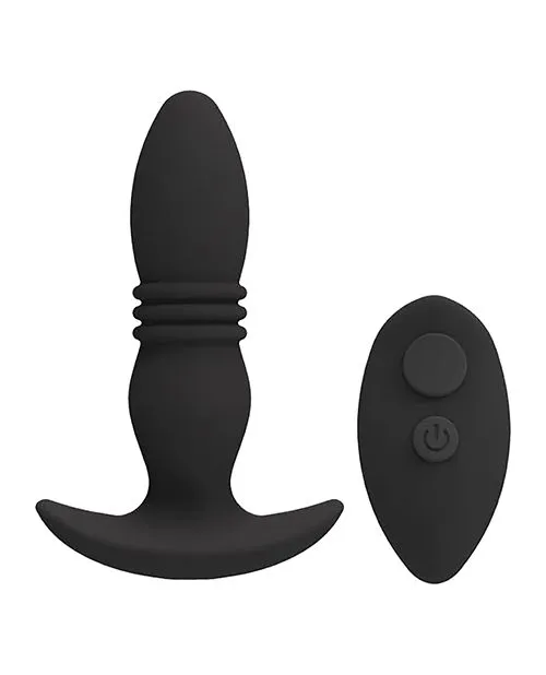 A Play Rise Rechargeable Silicone Anal Plug w Remote Doc Johnson Anal