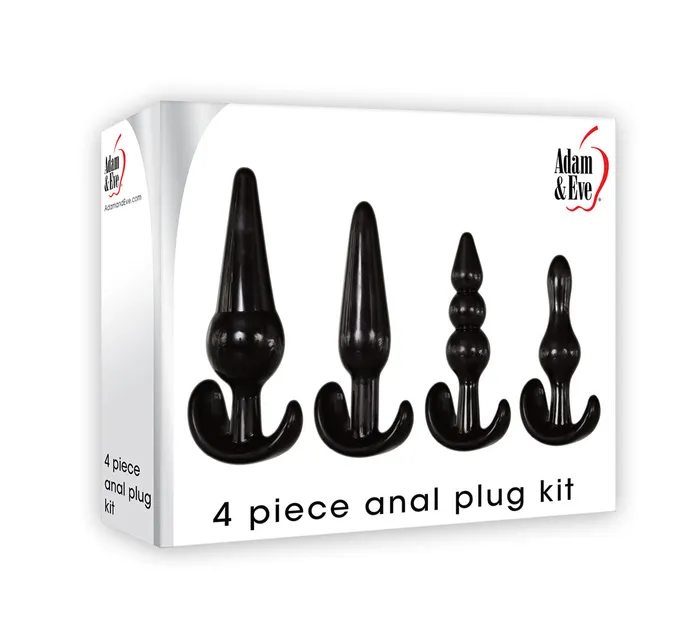 Adam Eve 4Piece Anal Plug Kit Adam Eve Male Sex Toys