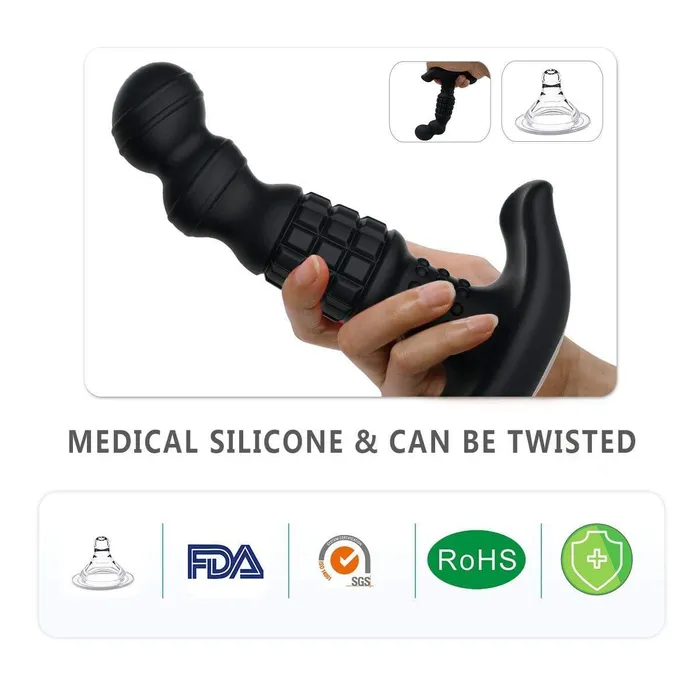 ADLTOYFUN Anal Grenade Roating Prostate Massager