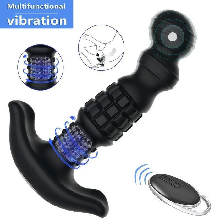 ADLTOYFUN Anal Grenade Roating Prostate Massager