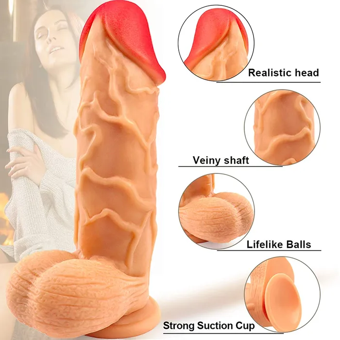 ADLTOYFUN Female Sex Toys Giant Realistic Dildo