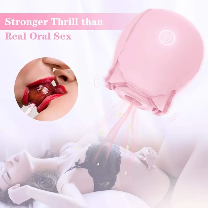 ADLTOYFUN Vibrators Simu ROSE Clit Sucker