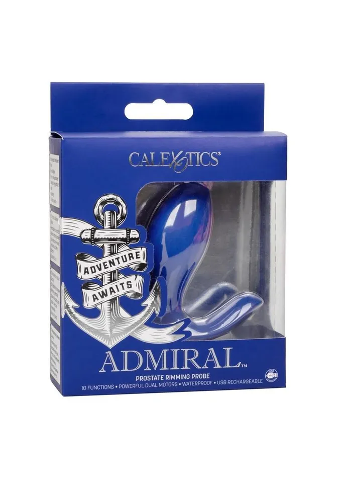 Anal Admiral Admiral Prostate Rimming Rechargeable Silicone Probe