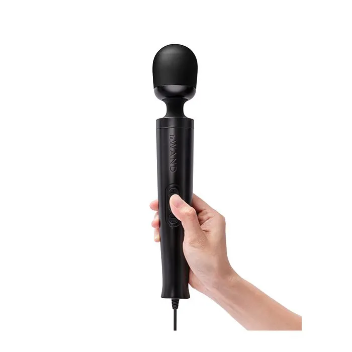 Anal Cotr INC Le Wand Die Cast PlugIn Vibrating Massager Black