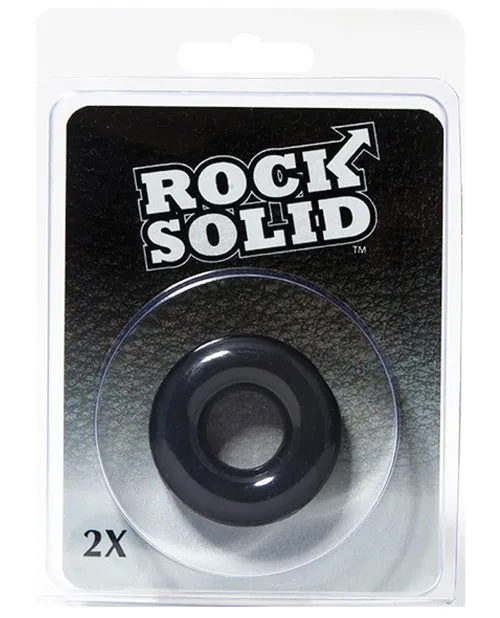 Anal Doc Johnson Rock Solid 2X Donut Ring Black