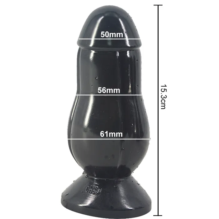 Anal FAAK FAAKCHGD016 Fat Anal Plug Dildo Dong Black