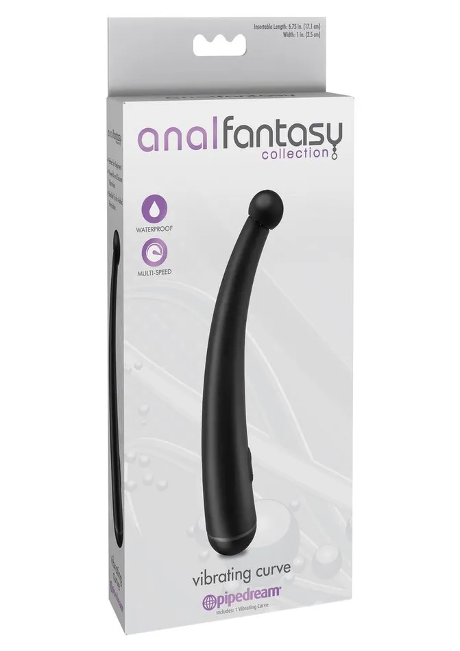 Anal Fantasy Collection Vibrating Curve Probe Waterproof Anal Fantasy Collection Male Sex Toys