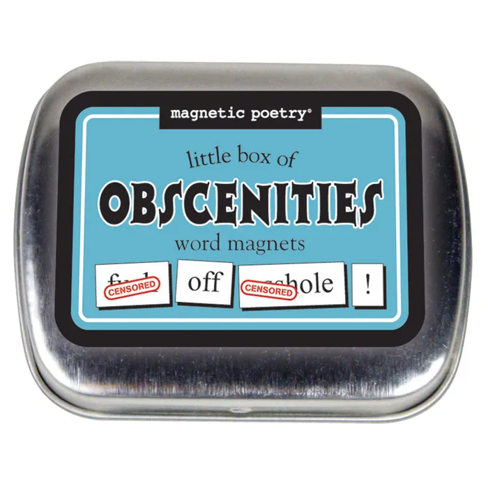 Anal Magnetic Poetry Little Box of Obscenities Word Magnets Magnetic Poetry