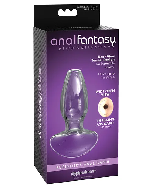 Anal Pipedream Products Anal Fantasy Elite Beginners Anal Glass Gaper Clear