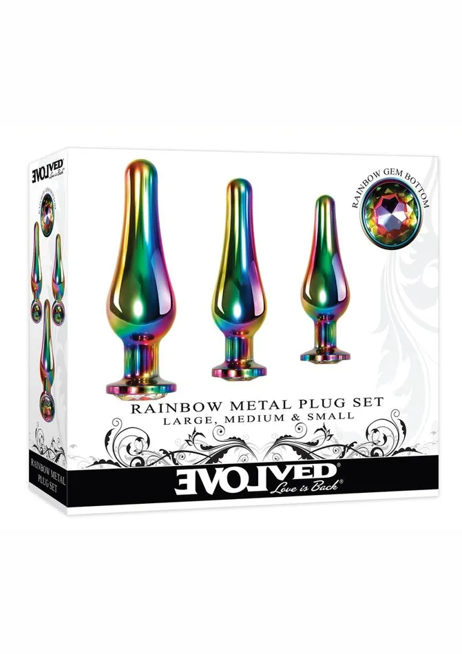 Anal Rainbow Metal Anal Plug Evolved