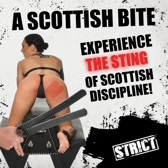 Anal STRICT Scottish Tawse Whip BlackBrown Xr LLC