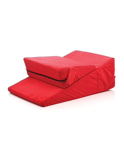 Anal Xr LLC Bedroom Bliss Love Cushion Set Red