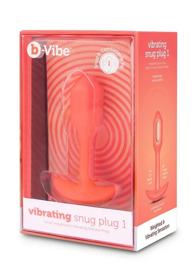 BVibe Vibrating Snug Plug Rechargeable Silicone Anal Plug bVibe Anal