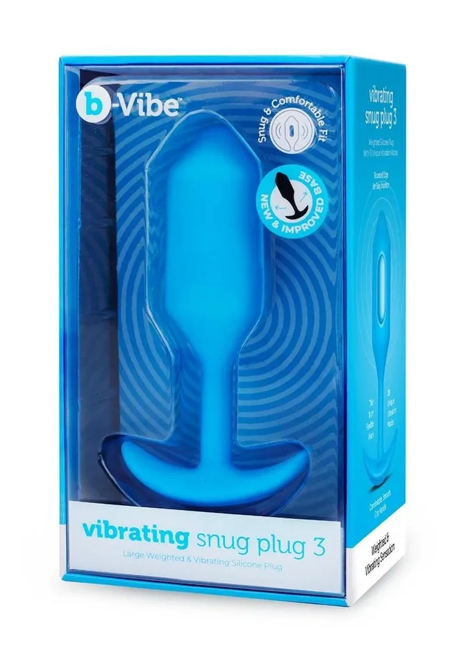 BVibe Vibrating Snug Plug Rechargeable Silicone Anal Plug bVibe Anal