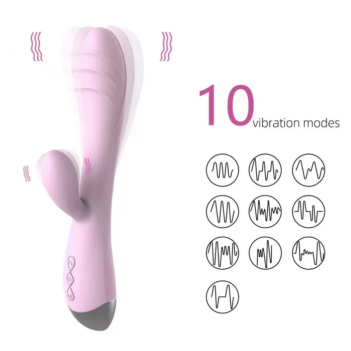 BeBuZZed Vibrators BeBuZZed Foxy GSpot Rabbit Vibrator USB Rechargeable Pink