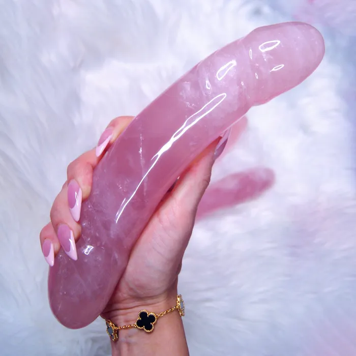 Big Lover Rose Quartz Yoni Wand Vibrators