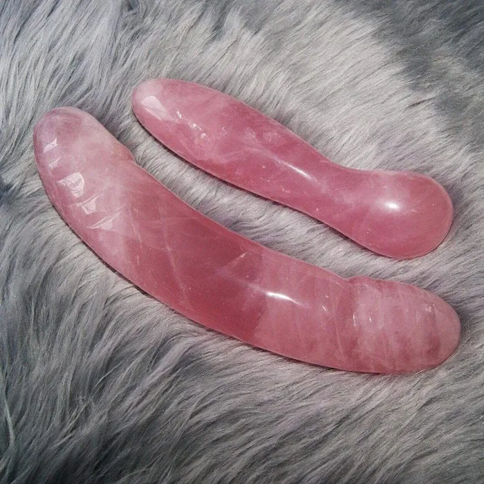 Big Lover Rose Quartz Yoni Wand Vibrators