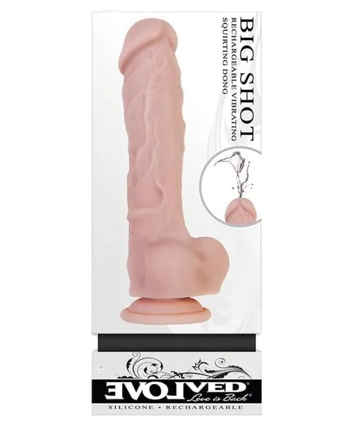 Big Shot Vibrating Squirting Dong Evolved Novelties INC Dildos