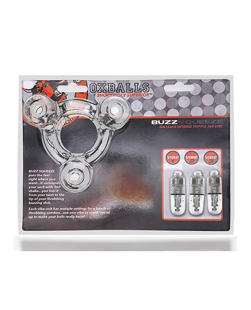 Blue Ox Designs LLCDba Oxballs Oxballs Buzz Squeeze Ballstretcher Vibe Clear Anal