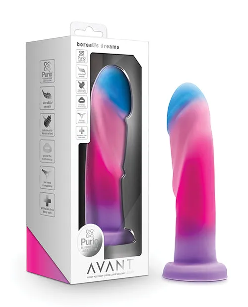 Blush Avant Borealis Dreams Silicone Dildo Cotton Candy Blush Novelties Dildos