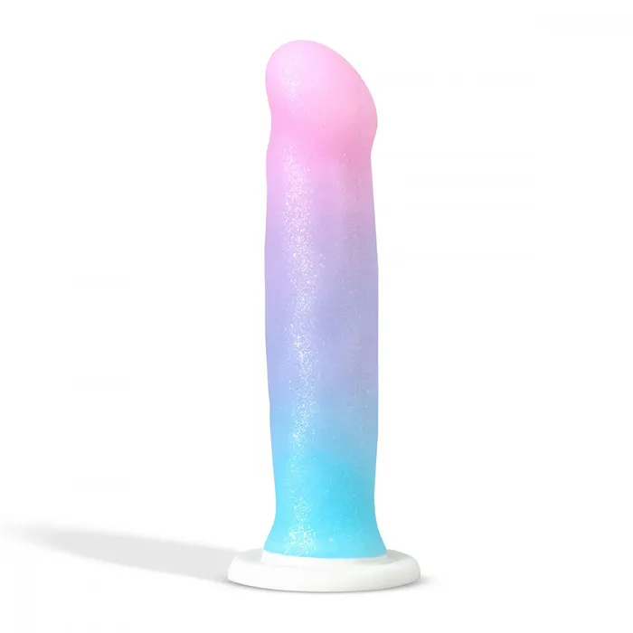 Blush Avant D17 Lucky Silicone Dildo PinkBlue Blush Novelties Dildos