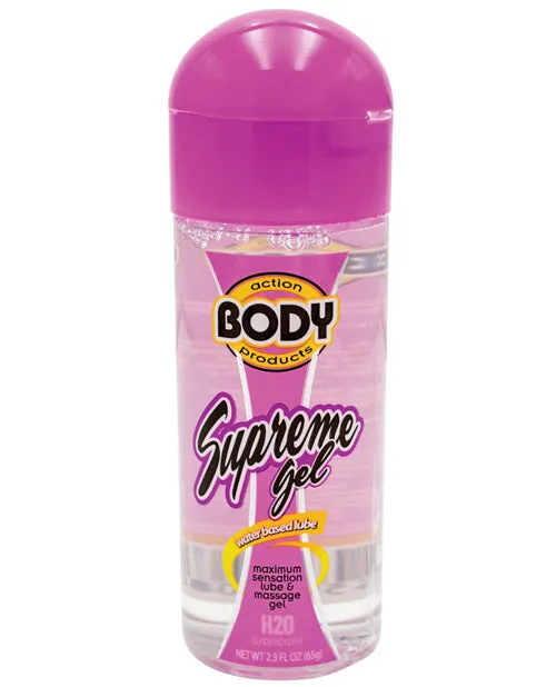 Body Action Products Anal Body Action Supreme Water Based Gel 23 oz Bottle