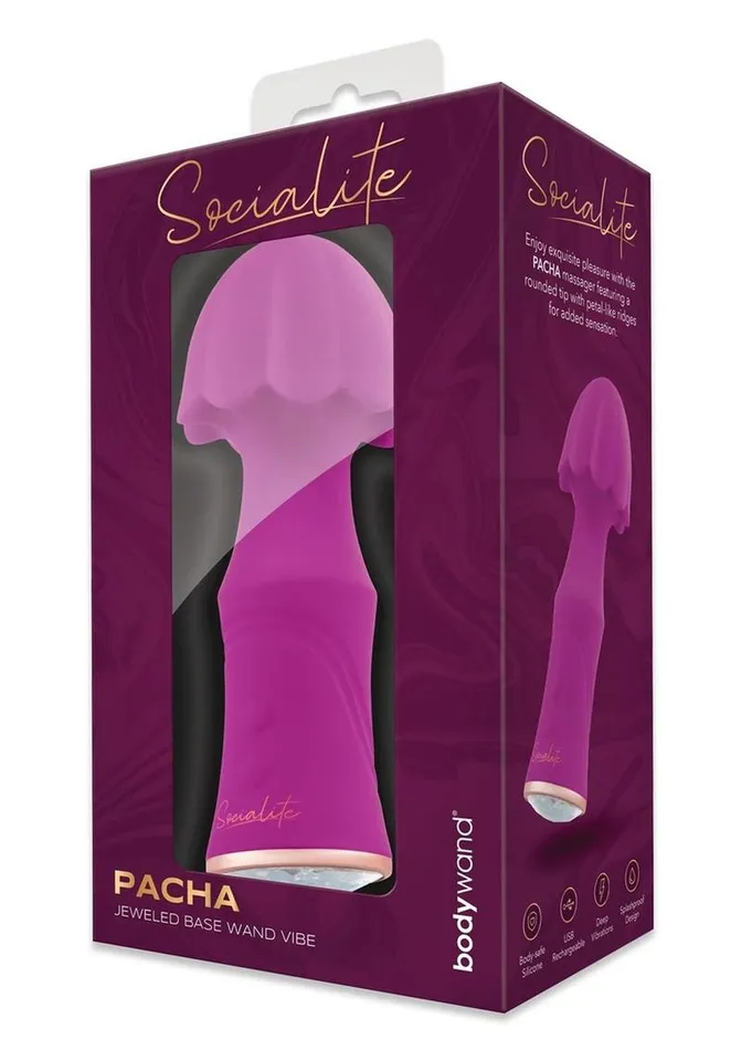 Bodywand Bodywand Socialite Pacha Rechargeable Silicone Wand Female Sex Toys