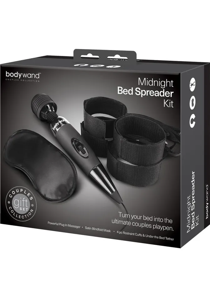 Bodywand Couples Bodywand Midnight Bed Spreader Kit Couples Collection Gift