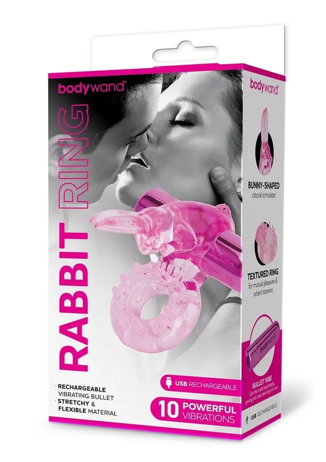 Bodywand Rechargeable Silicone Rabbit Ring Bodywand Female Sex Toys