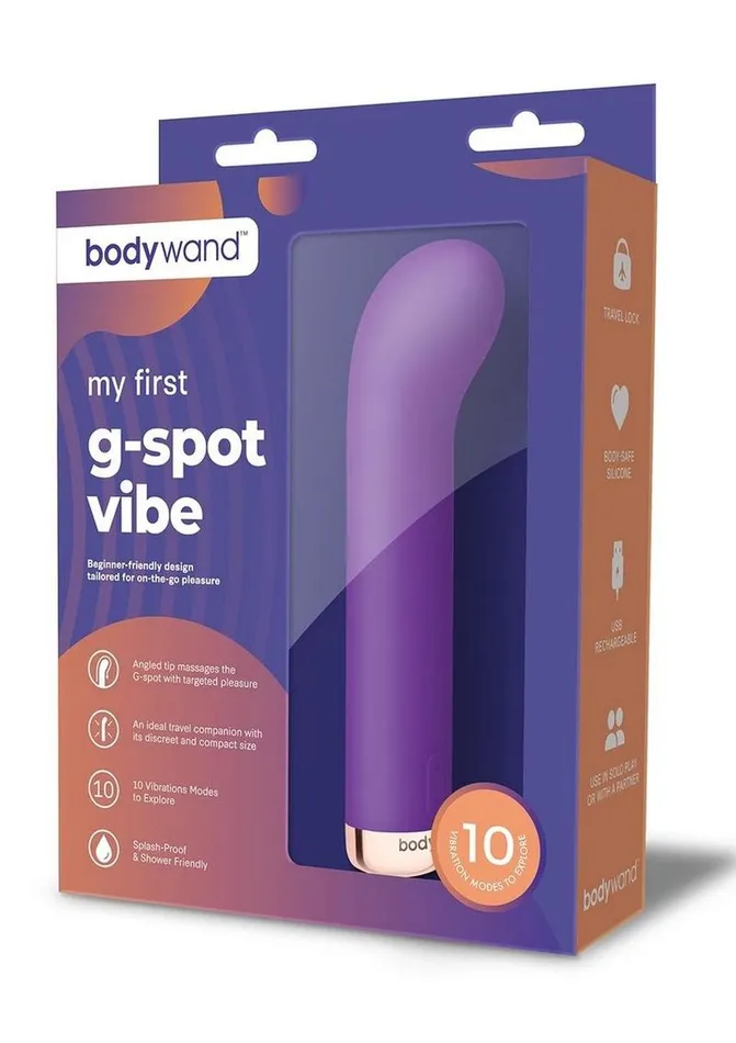 Bodywand Vibrators Bodywand My First GSpot Vibe Silicone Rechargeable Vibrator Bodywand Vibrators Bodywand My First GSpot Vibe Silicone Rechargeable Vibrator