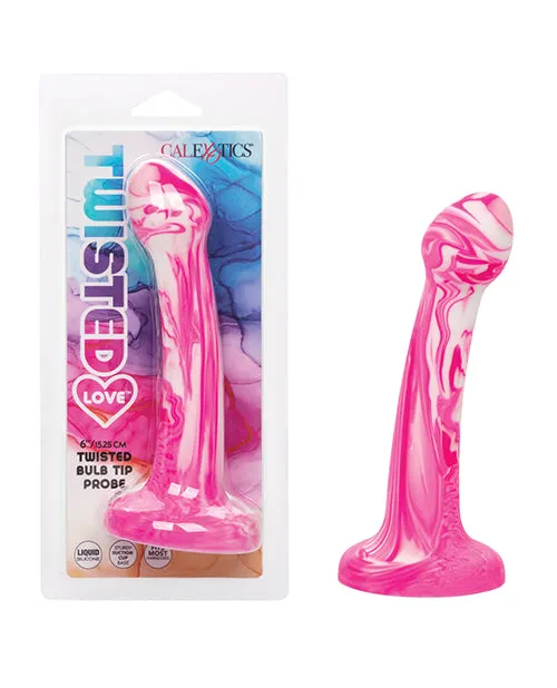 California Exotic Novelties Anal Twisted Love Twisted Bulb Tip Probe Pink